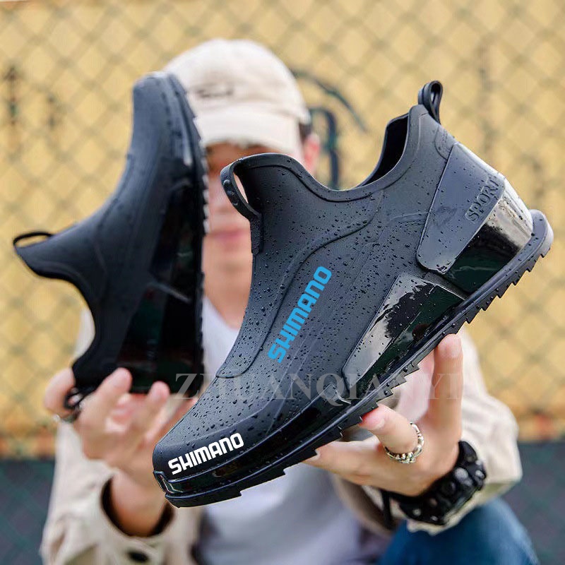 Shimano Summer Men's Fishing Shoes Rainboots Waterproof Rain Boots