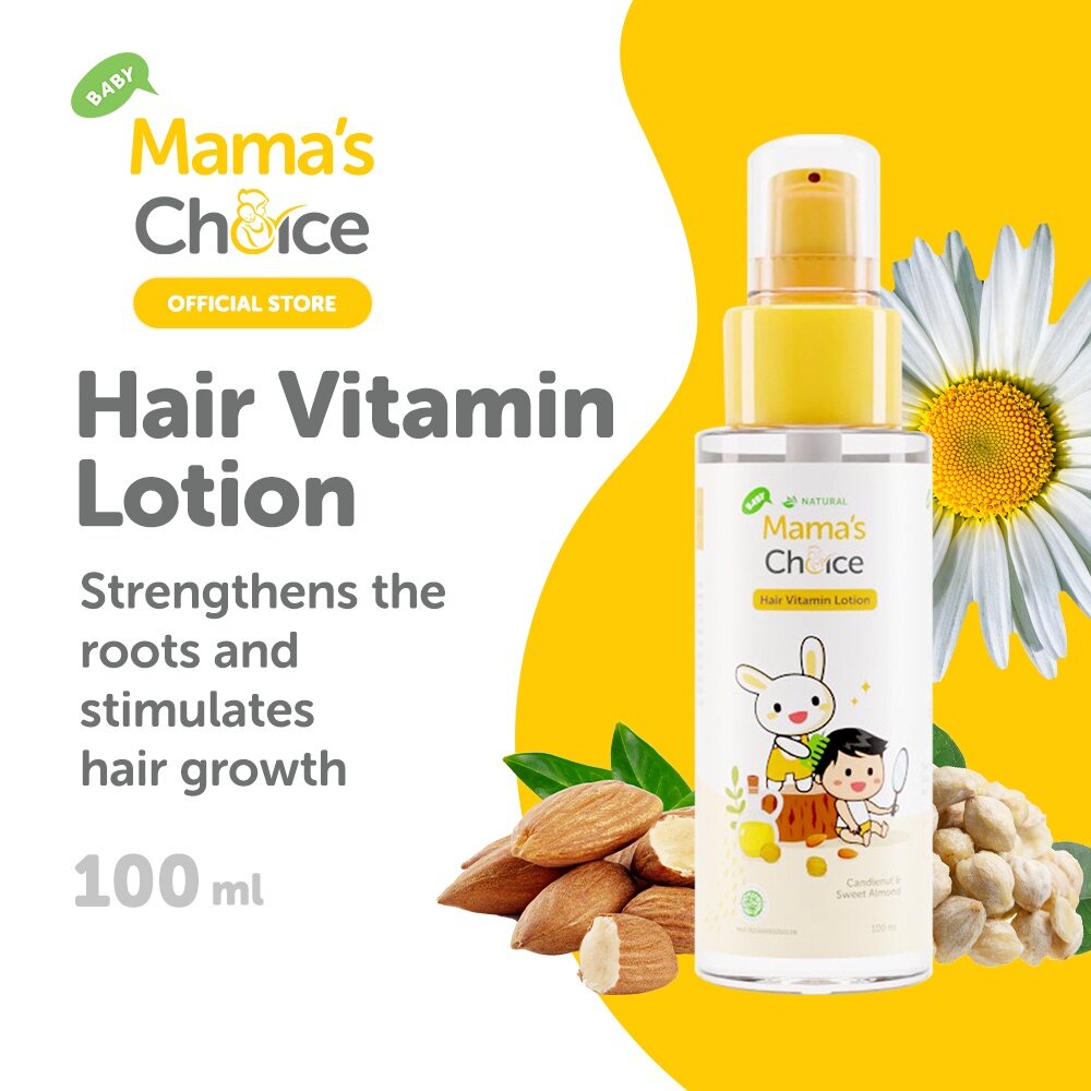 Mama's Choice Baby Hair Vitamin Lotion Hair Growth with Natural