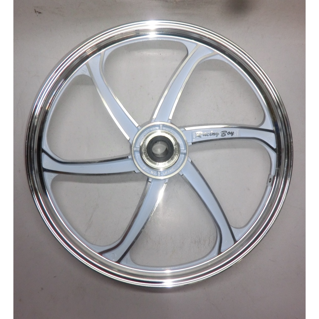 ( CLEARANCE STOCK ) SPORT RIM Y125Z 688 WHITE (RACING BOY) | Shopee ...