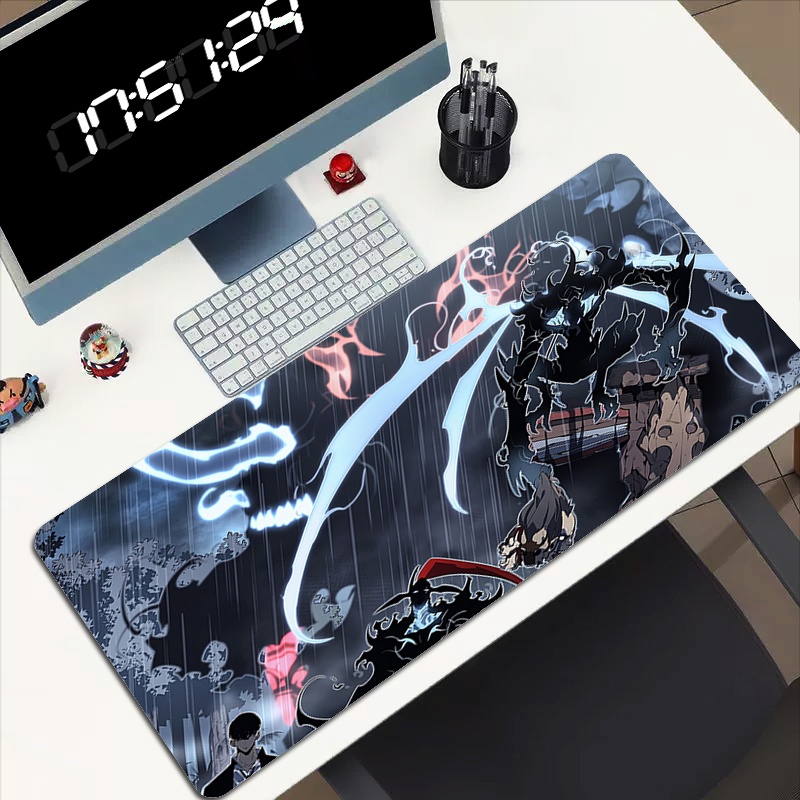 Mouse Pad Solo Leveling Anime Desk Accessories Mause Gaming Gamer ...