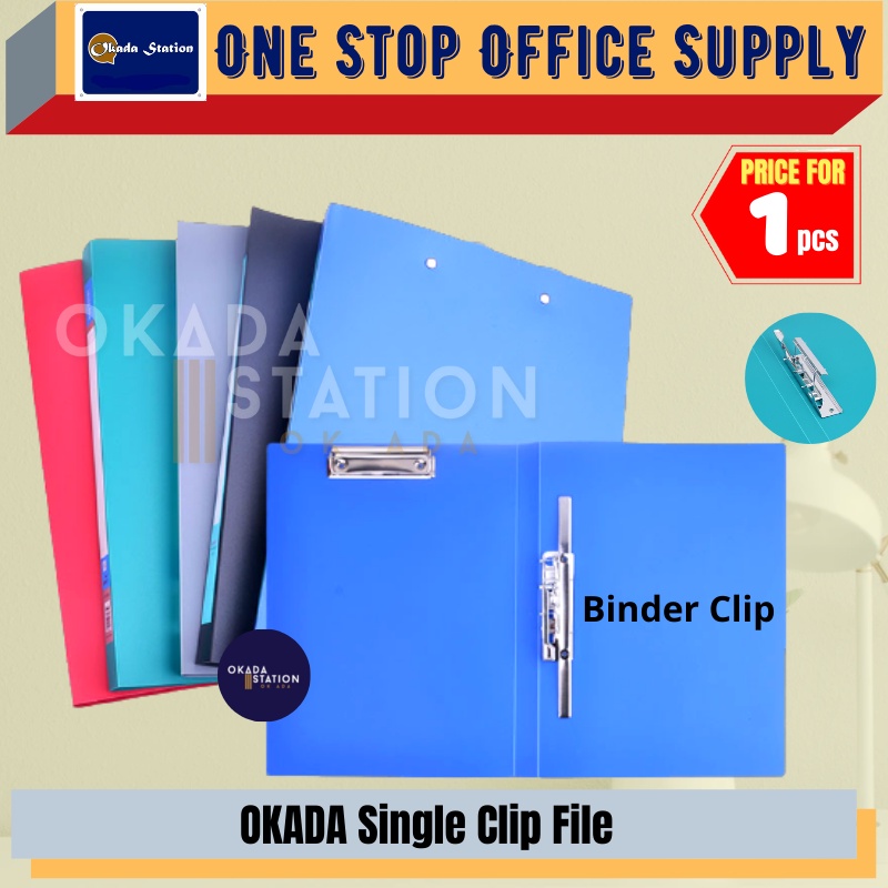 A4 PP COVER SINGLE & DOUBLE CLIP FILE -AB328T / AB328WT / CLIP FILE ...