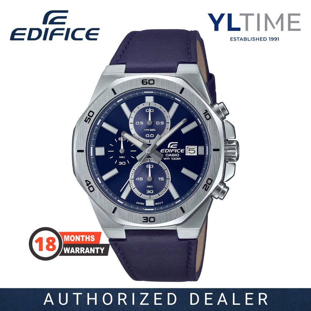 [MARCO Warranty] Casio EDIFICE EFV-640L-2AV Octagonal Bezel Standard ...
