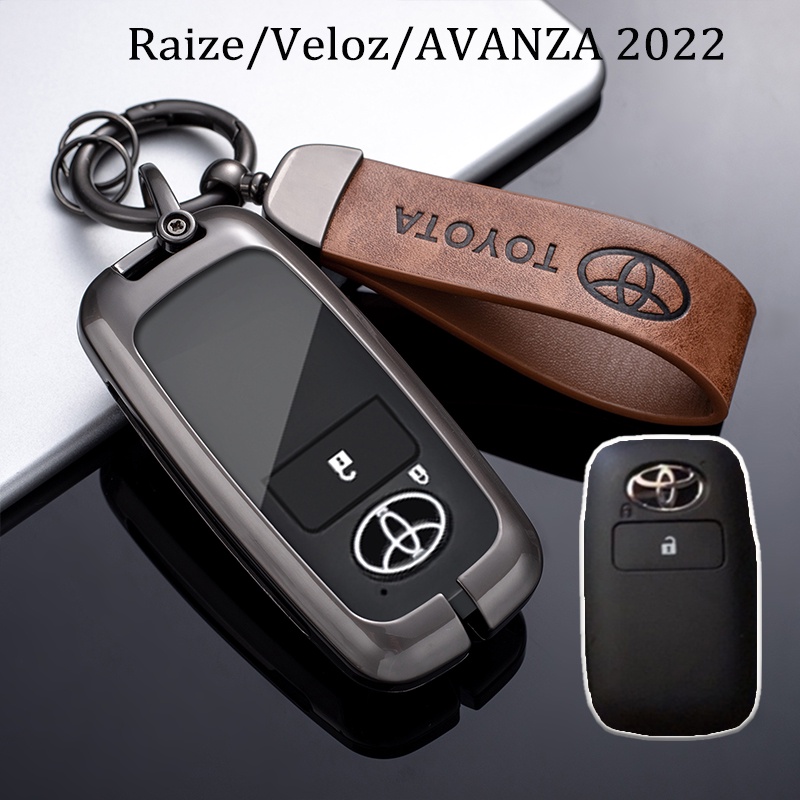 Toyota Raize Veloz AVANZA Metal Car Key Cover Remote Cover Kunci Kereta