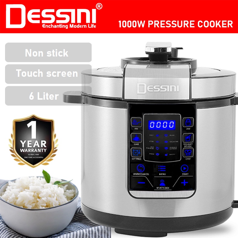 DESSINI ITALY 14 IN 1 Electric Digital Pressure Cooker Nonstick