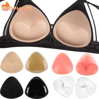 Women Universal Water-drop Cup Shaped Invisible Replacement Breathable Bra  Sponge Pad Inserts/ Soft Non-deformable Push Up Imitation Latex Chest  Swimsuit Yoga Pads