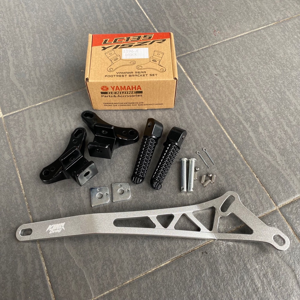 YAMAHA EGO Y15 LC135 FOOTREST BRACKET EXHAUST TEMBAK BULAN CNC ESR