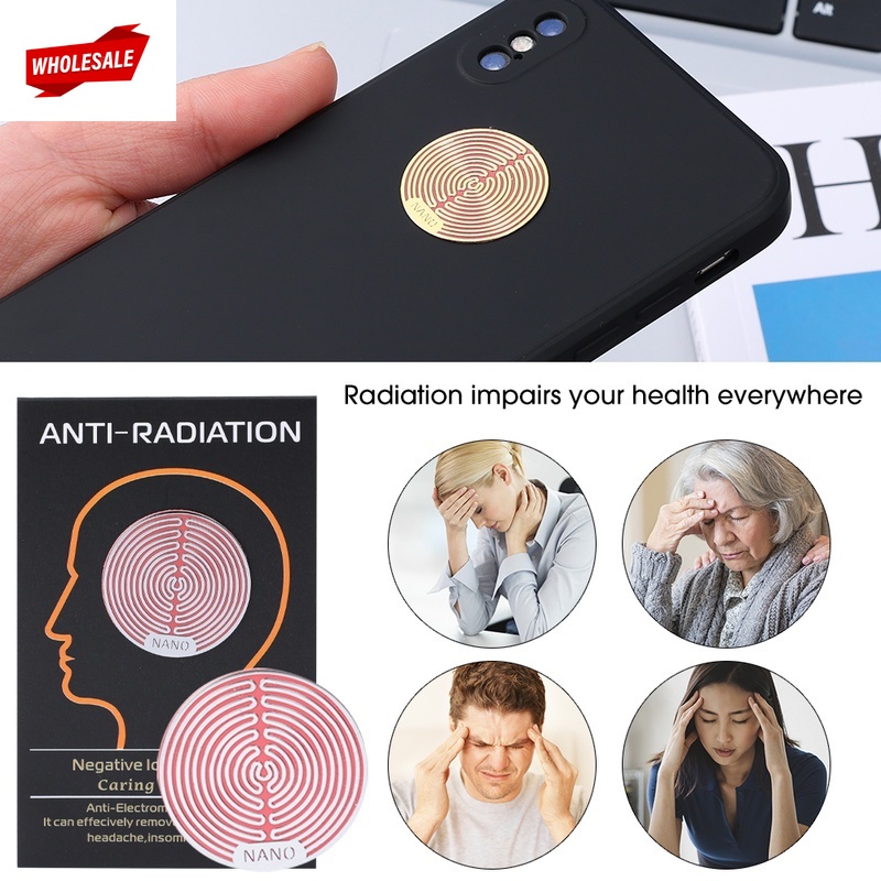 (BC)1Pc Universal Mobile Phone Radiation Protection Stickers/Round Self