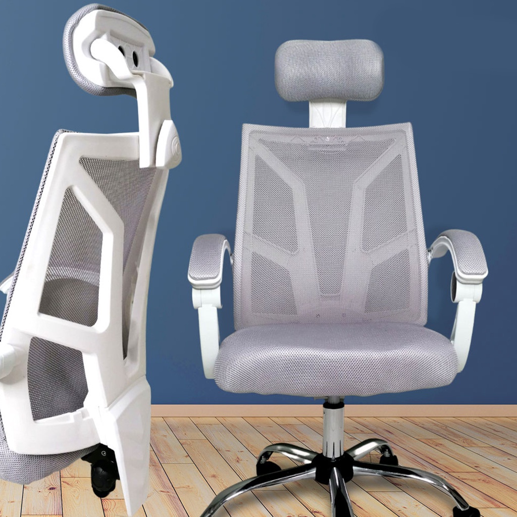 360 Rotating Ergonomic Office Chair with Adjustable Headrest and Swivel ...
