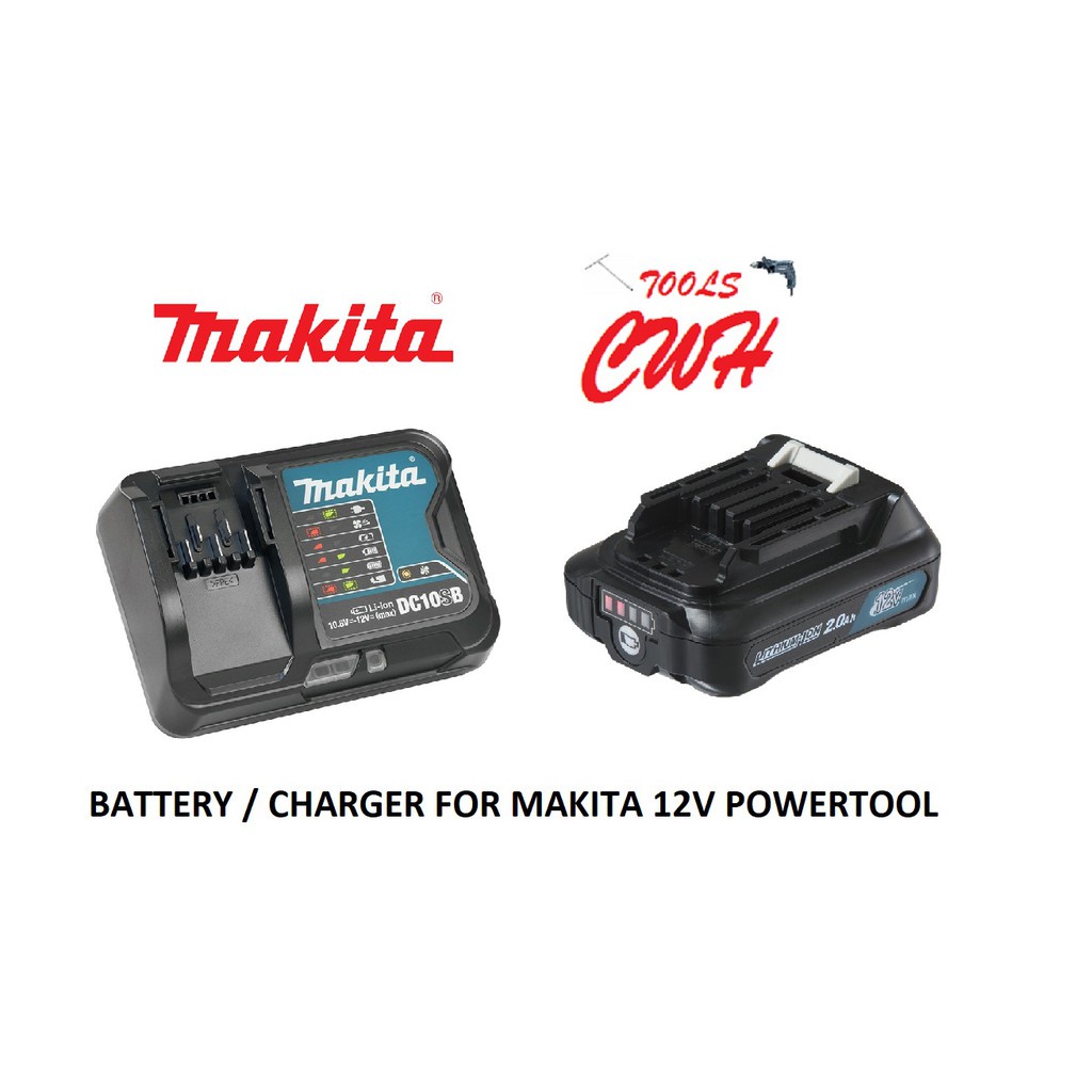 MAKITA 12V BATTERY CHARGER DC10WD DF333 TD110D JR105D TM30D JV101D
