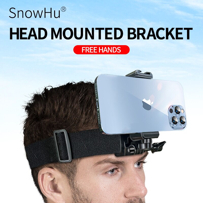 Head Strap Mount Headband Holder With Mobile Phone Clip Holder For ...