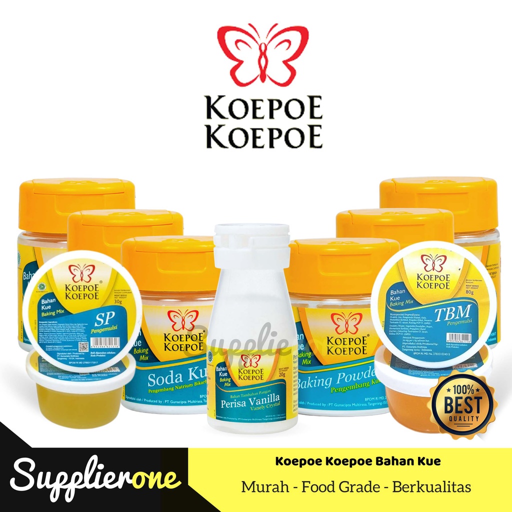 Koepoe koepoe Cake Soda/Baking Pouder/Sp Emulsifier/Tbm Emulsifier