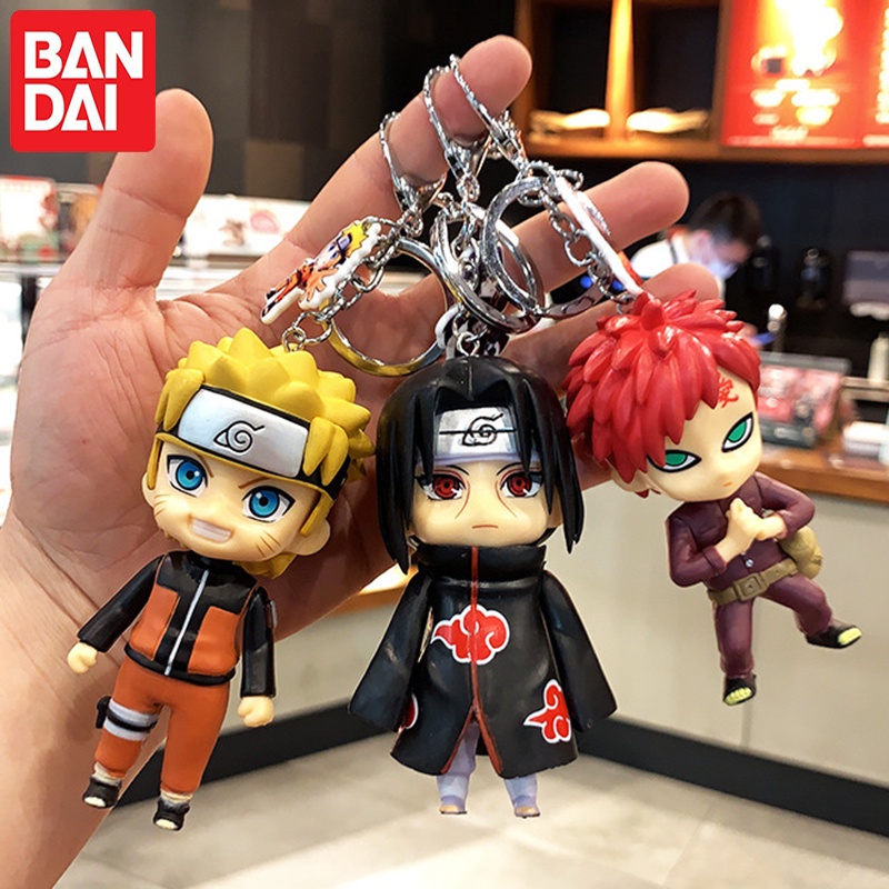 Anime Naruto Action Figures Model Keychains Accessories Cartoons