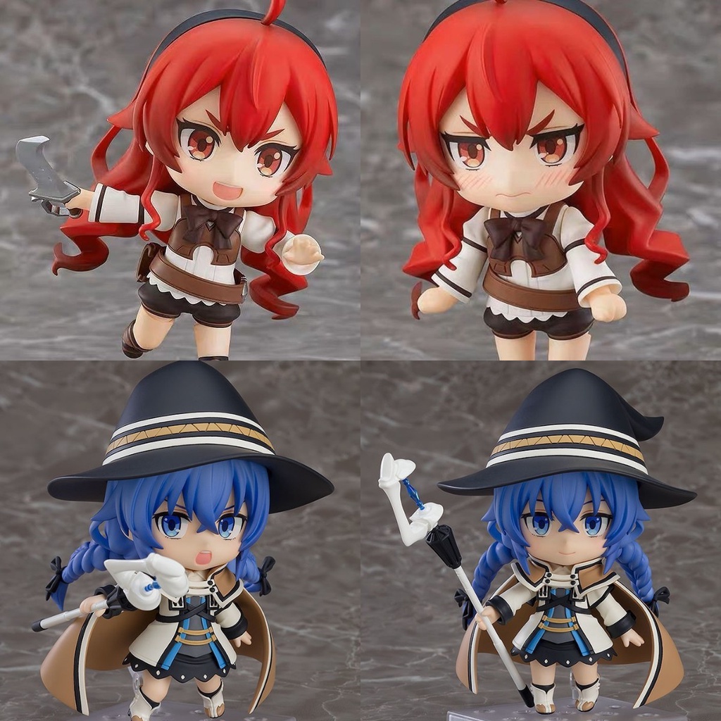 Zhongkaihua Figurine Eris Greyrat Roxy Migurdia Anime Mushoku Tensei Réincarnation sans emploi Cadeau pour les fans 10 cm PVC