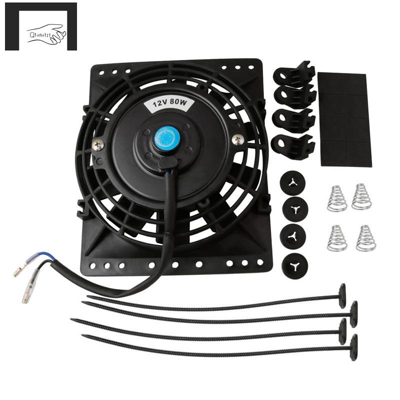 6 Inch Slim 650CFM Radiator Cooling Fans Universal Slim Pull Push 12V ...