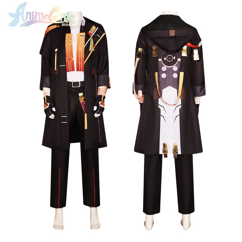 Protagonist Trailblazer Cosplay Game Honkai Star Rail Costume Wigs Anime Men Uniform Suit 0827