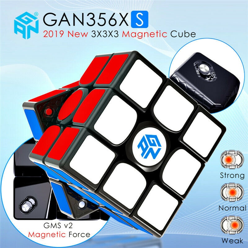GANCube Original GAN 356 XS GAN356XS 3x3 Magic Cube (Free 10ml