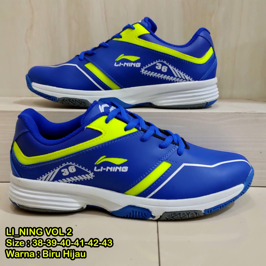 Lining Badminton Shoes For Men Original Vantel Linning Badminton Vol 2