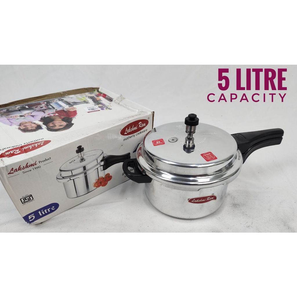 Lakshmi Ram Pressure Cooker Stainless Steel Aluminium Interface