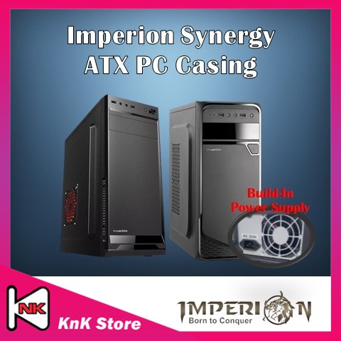 IMPERION SYNERGY 02 / 03 ATX PC CASING with 500W PSU Power Supply ...
