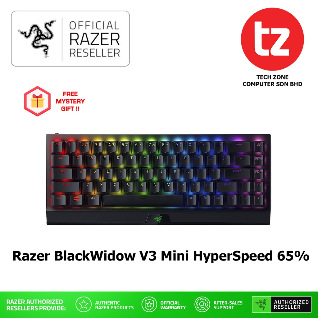 Razer BlackWidow V3 Mini HyperSpeed 65% ( RZ03-03891400-R3M1 / RZ03 ...