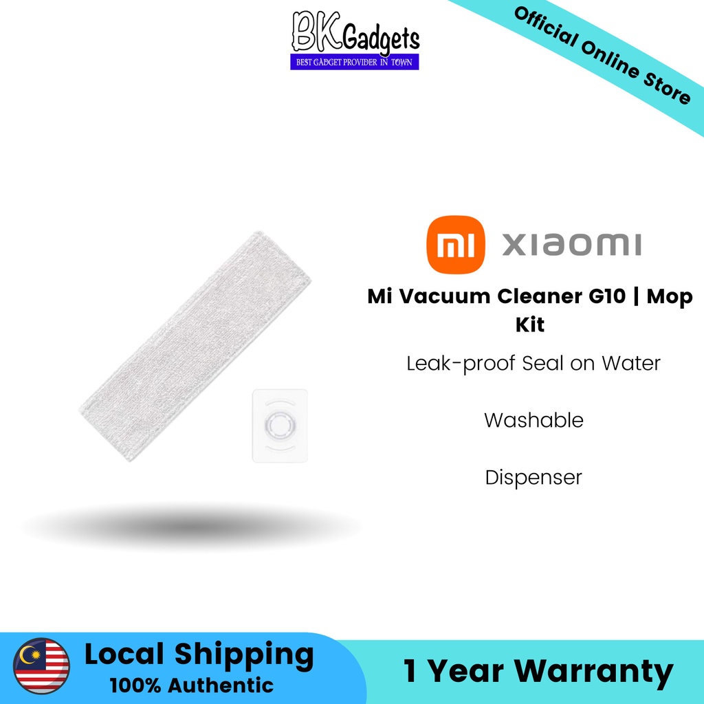 Mi Vacuum Cleaner G10 Mop Kit Leakproof Seal on Water Washable