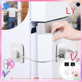 Refrigerator Safety Lock With Keys Kids Door Cabinet Window Drawer