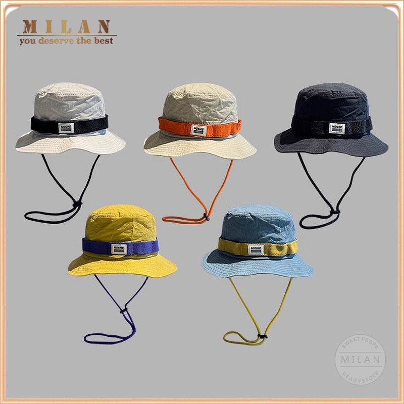 Light Gray Sun Hat Men Ladies Summer UV Protection Outdoor Hiking Bucket Hat  Foldable Waterproof Tra