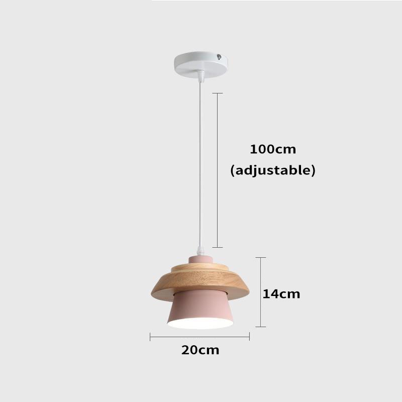 Modern Wooden Track Ceiling Lamp Japanese Log Led Spotlight Downlight ...