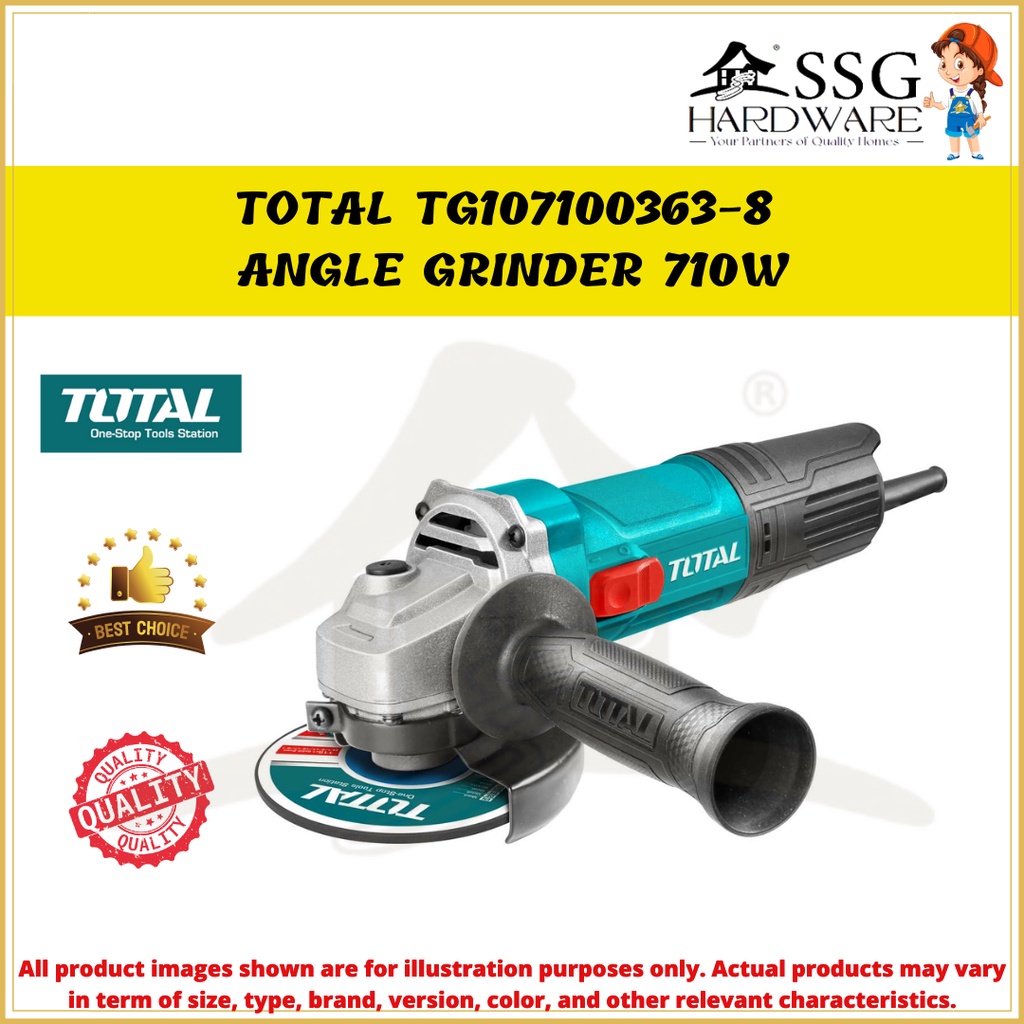 TOTAL TP1141806 ANGLE POLISHER 1400W / POLISHING MACHINE / MESIN POLISH