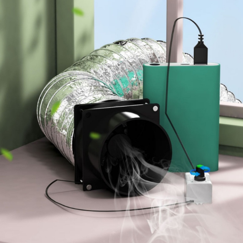 USB Adjustable Speed Solder absorbers ESD Fume Extractor Fan Duct Fan ...