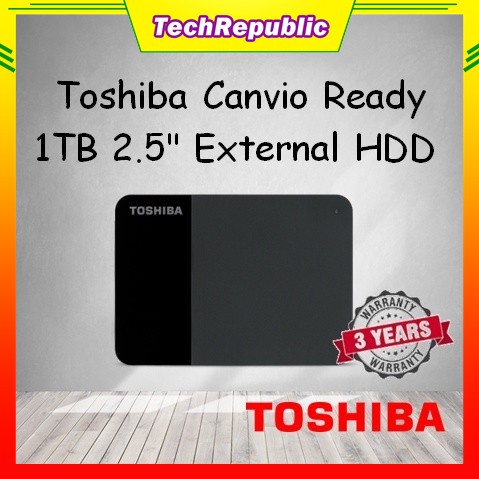 TOSHIBA Canvio Ready 1TB Portable HDD 2.5" External Hard Disk USB 3.2 ...