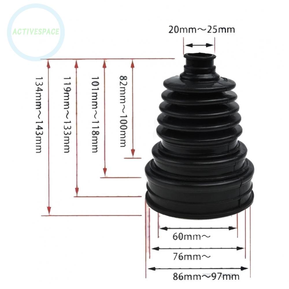 CV Joint Boot Boot CV Driveshaft Gaiter Kit Silicone Universal Velocity
