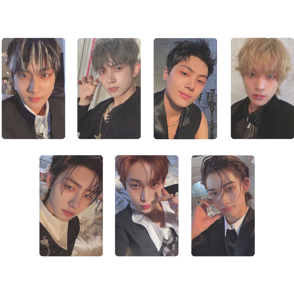 7pcs/set EN-HYPEN Album DARK BLOOD Photocards Lomo Cards ENHYPEN