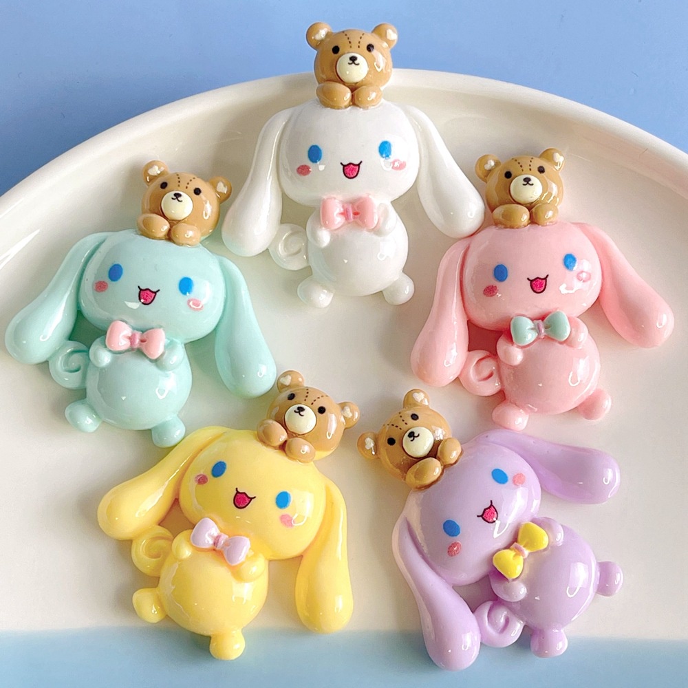 5PCS Glossy Cinnamoroll with Bear 5 Colors for Choice | Shopee Malaysia
