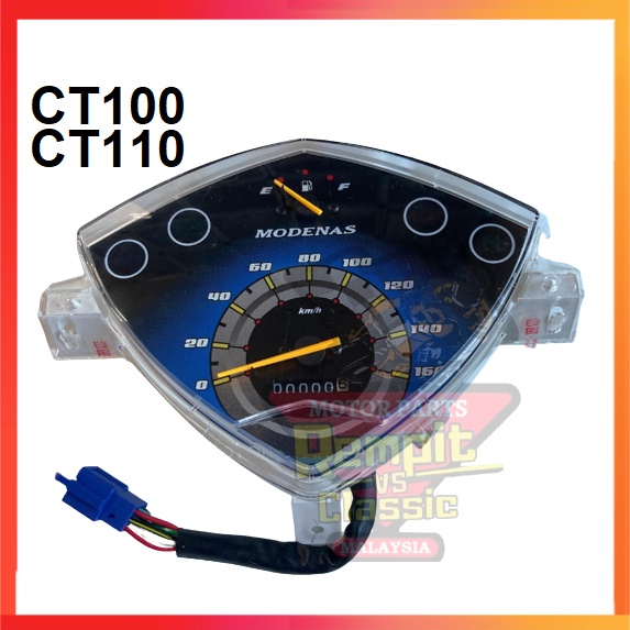 REMPIT MODENAS CT100 CT110 METER ASSY SPEEDOMETER SPEEDO METER ASSY ...