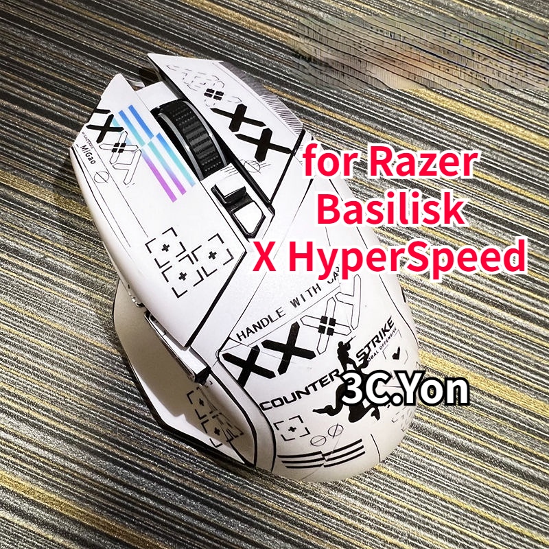 Mouse Sticker Razer Basilisk X HyperSpeed Skin Grip Matte Mouse Skates