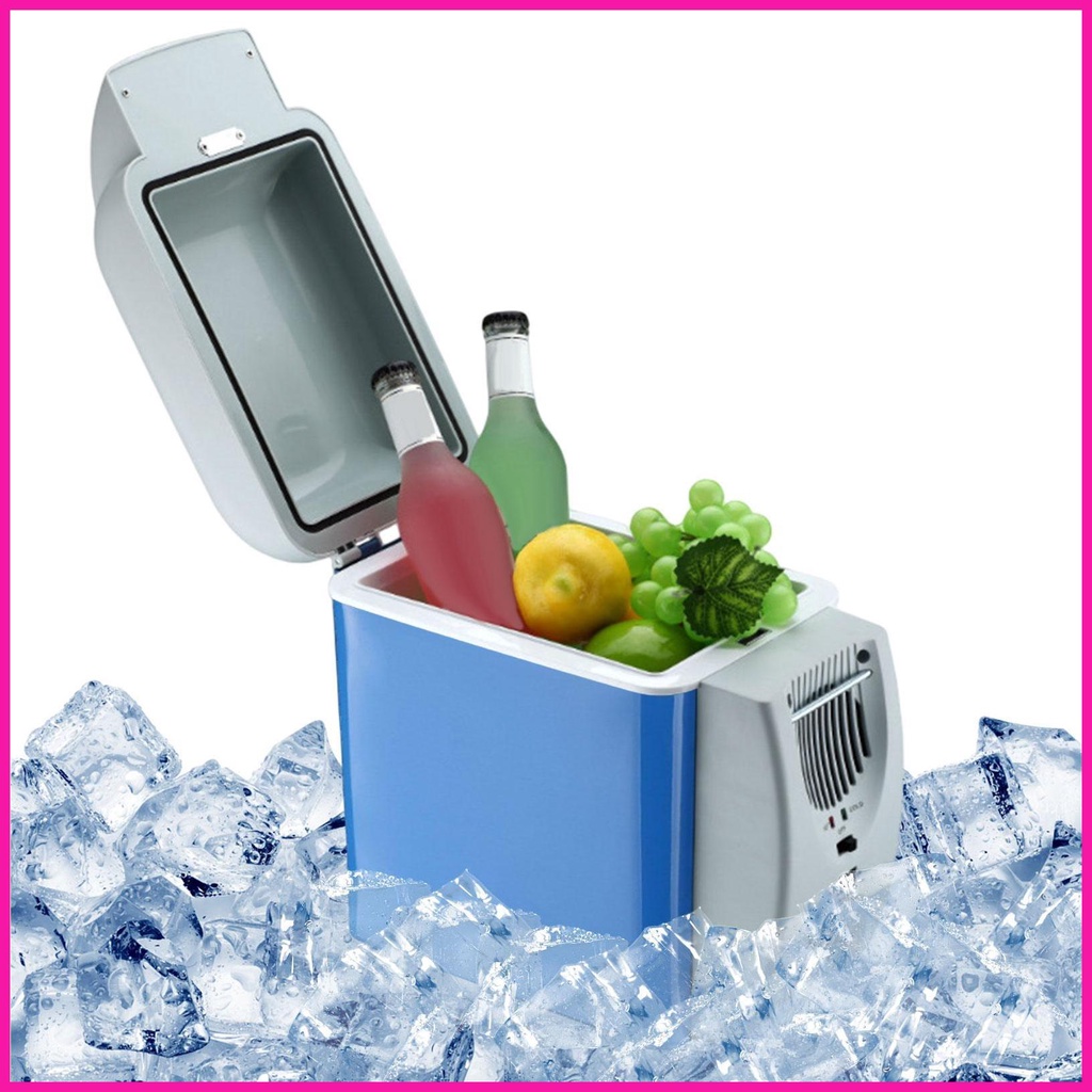 12 Volt 12V Dual Use Mini Fridge 7.5 Liter/11 Can Car RV Freezer Fridge