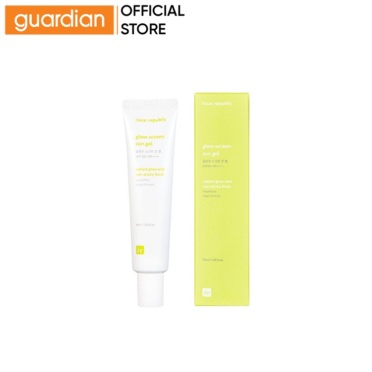 Face Republic Glow Screen Sun Gel SPF50+ Pa 40ml Shopee Malaysia