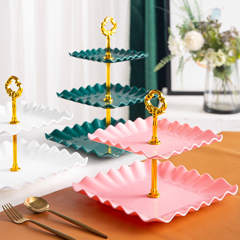 Cupcake Stand High Tea Picnic Candy Holder Dessert Cake Rack Fancy Cake ...