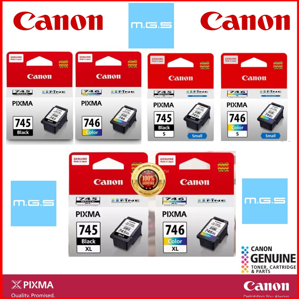 CANON PG745s PG745 PG745XL 745 CANON CL746 PG746S 746XL INK CARTRIDGE ...