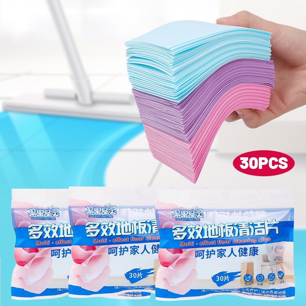 30pcs MultiEffect Concentrated Soluble Tile Floor Cleaner Tablets