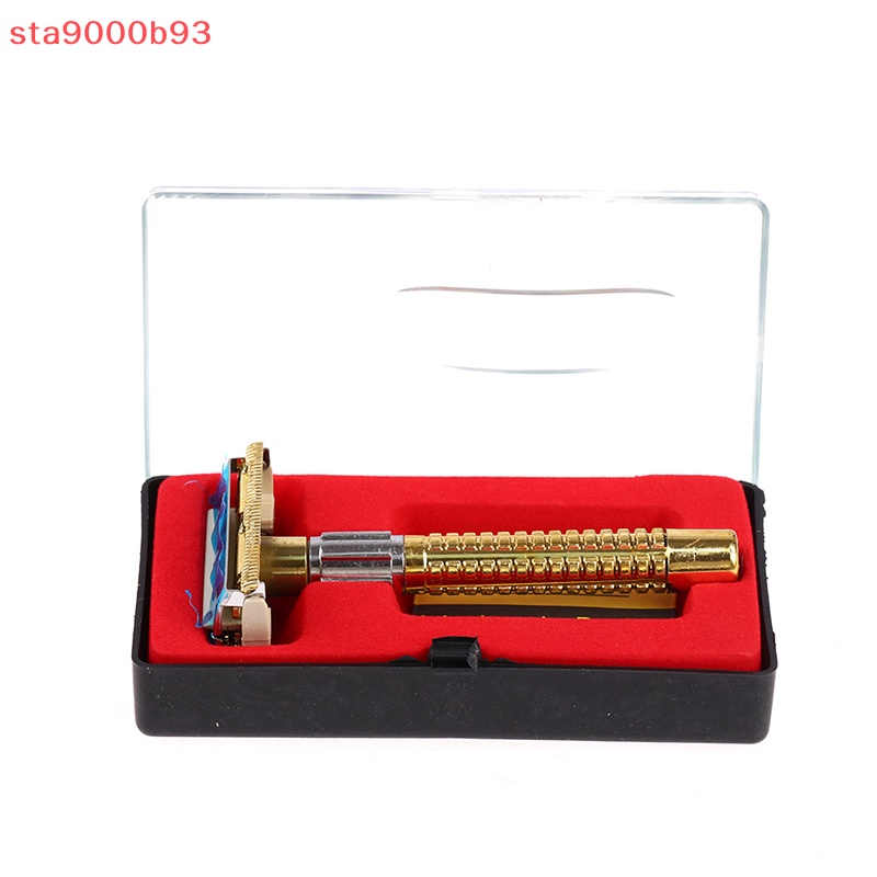 {Sta9000b93} Retro Style Safety Razor With New Tool Razor Processing