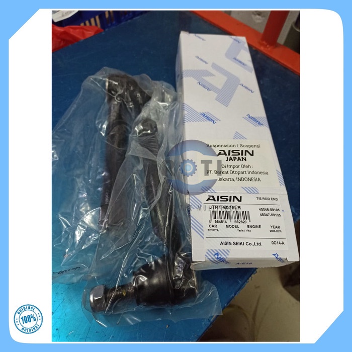 Aisin JTRT6075LR TIE ROD END YARIS VIOS Shopee Malaysia