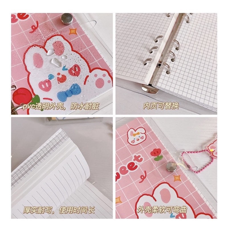 Ready Stock Buku nota Handbook Loose-Leaf Notebook Sticker Diary ...