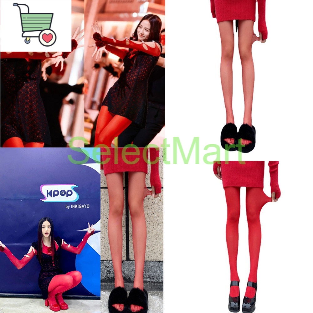 SM- BLACKPINK Jisoo Solo Sexy Tights 120D50D Pantyhose Red Velvet Tights  Seamless Long Stockings for Perform Causal | Shopee Malaysia