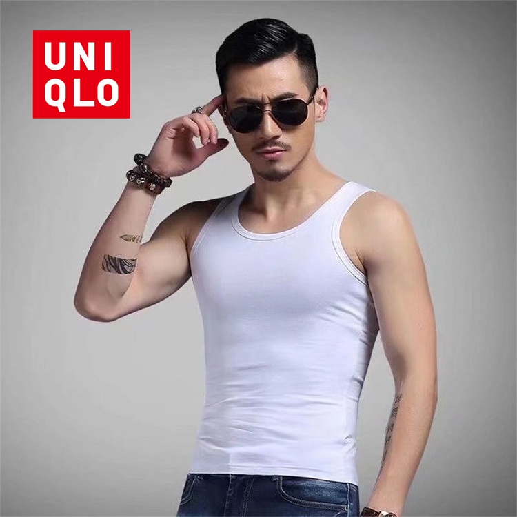 Uniqlo Men's Undershirt Sports Fitness Bottoming Sleeveless Vest
