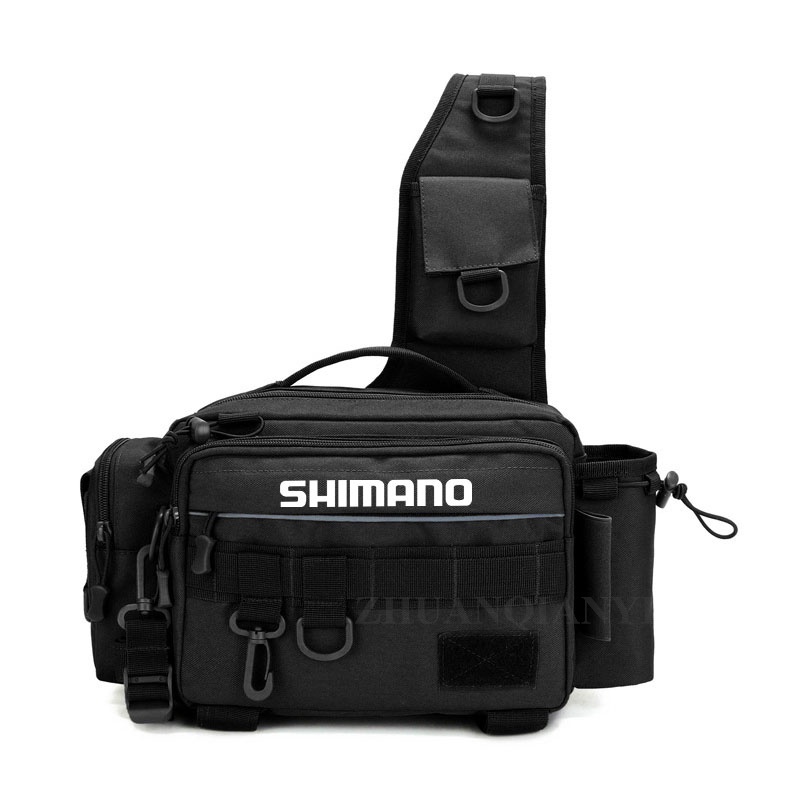 Shimano Multifunctional Outdoor Fishing Tackle Bag Men's Tactical