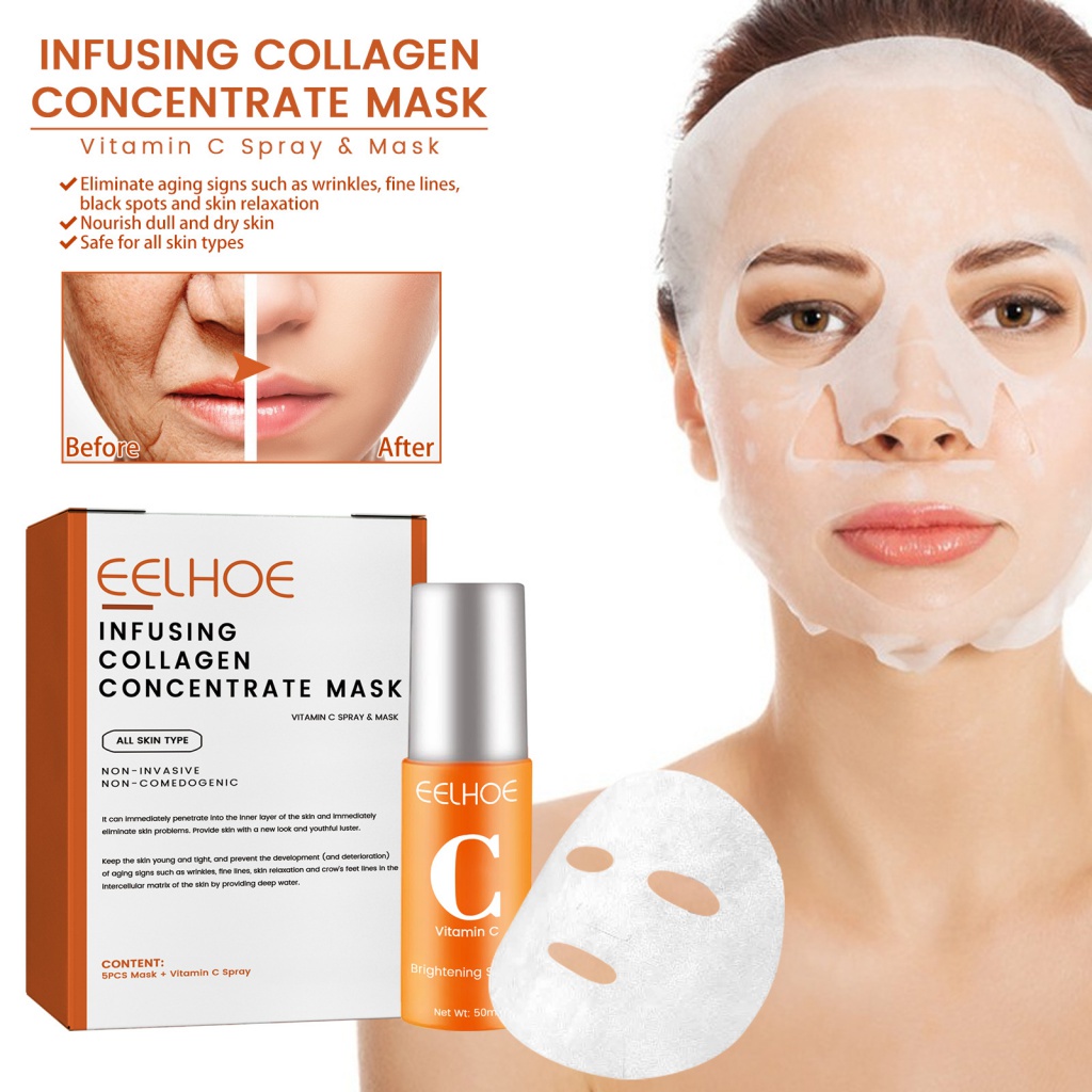 Hot SaleEELHOE Collagen AntiAging Mask Spray Remove Dullness