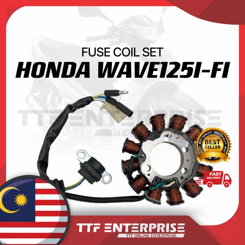 HONDA WAVE125IFI / WAVE125IV2 FUSE COIL SET WAVE 125I FI / WAVE 125I V2 COIL