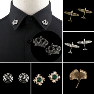 Star Brooch Mens Small Brooch Shirt Collar Pin Button Mens And Womens  Collar Flower Collar Button